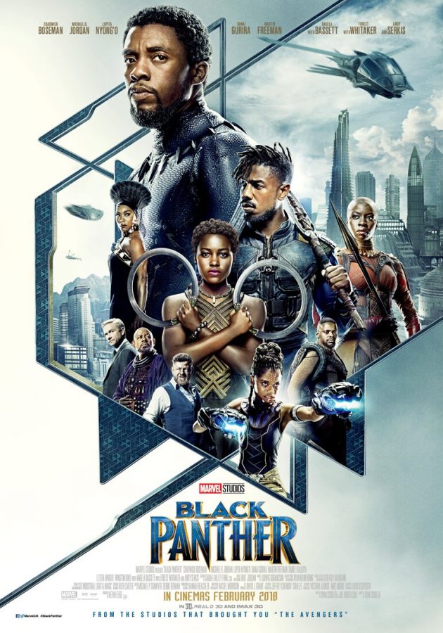 Black Panther, starring Chadwick Boseman, is in theaters now.