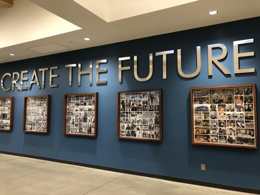 As you walk through the doors of Tahoma High School, Create The Future in bold reminds students of what theyre setting themselves up for everyday. 