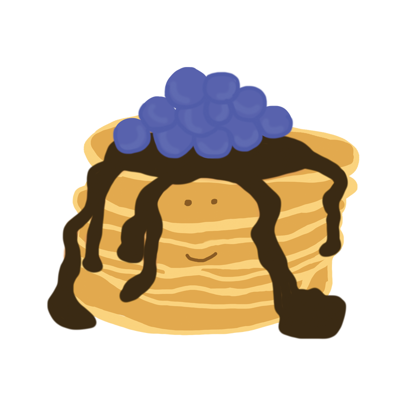 A representation of our morning Tahoma Pancakes, made by students and volunteers, every Wednesday.  