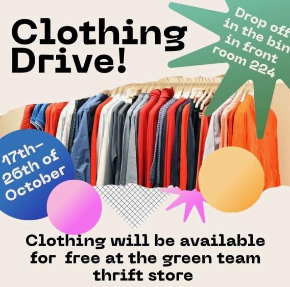 Tahoma Green Team Clothing Drive