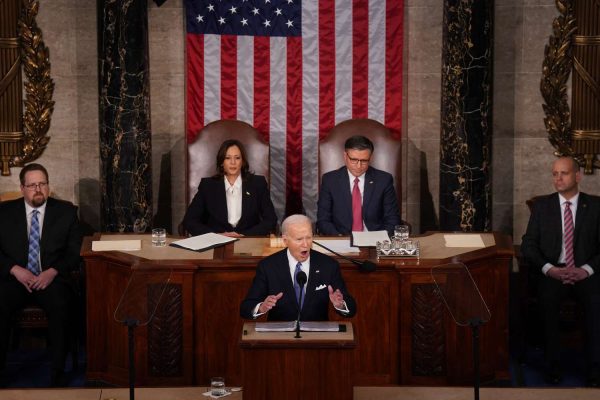 Biden giving the 2024 State of The Union address