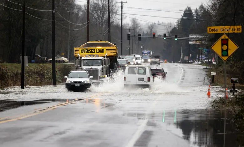 Heavy Downpour in Maple Valley