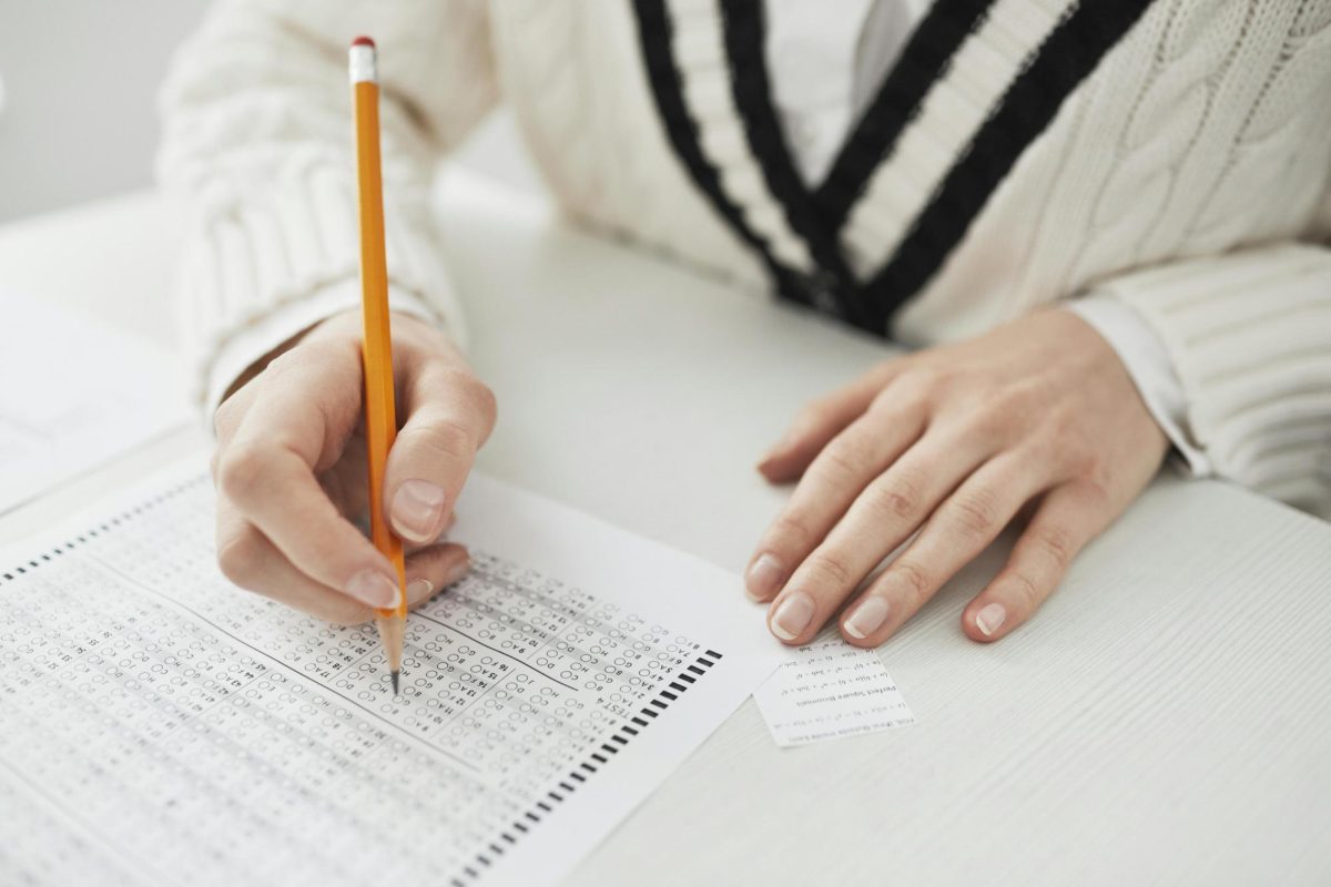 Stock photo of standardized testing